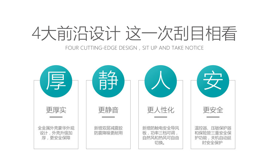 更厚實，更靜音，更人性化，更安全